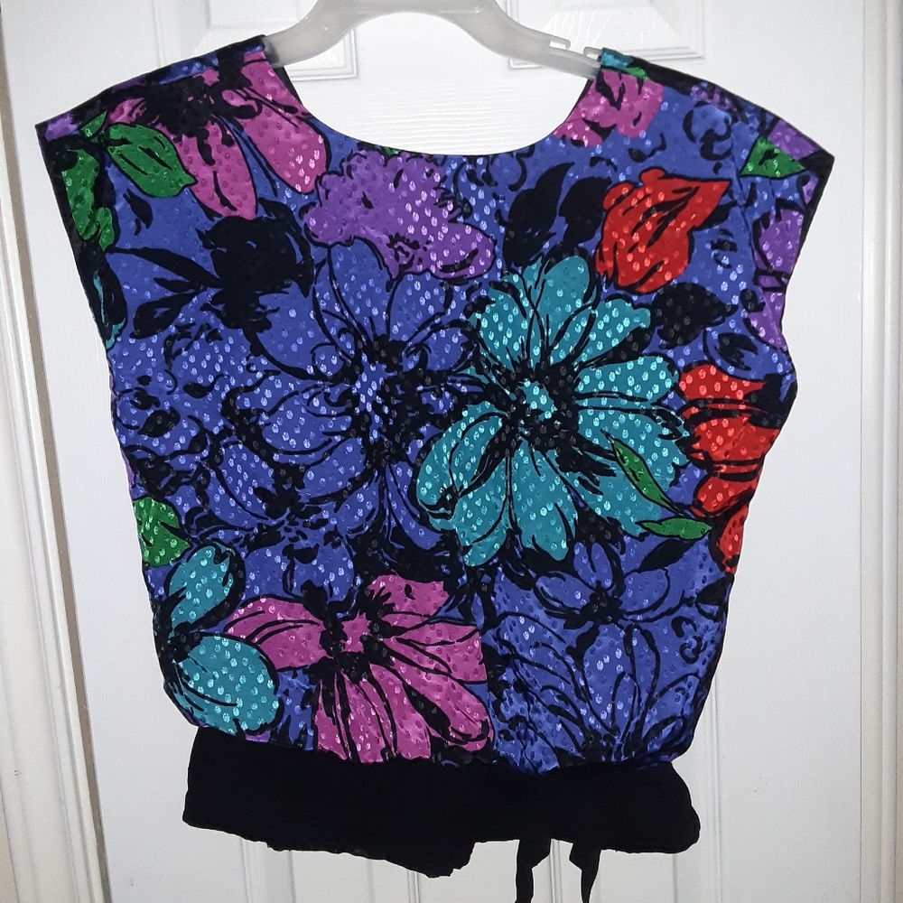 Simple floral blouse